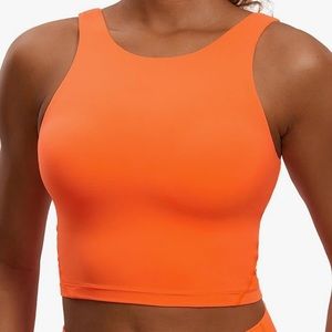 lululemon Align™ High-Neck Tank Top in Orange, Size 4